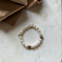 Star Stretch Bracelet Freshwater Pearl